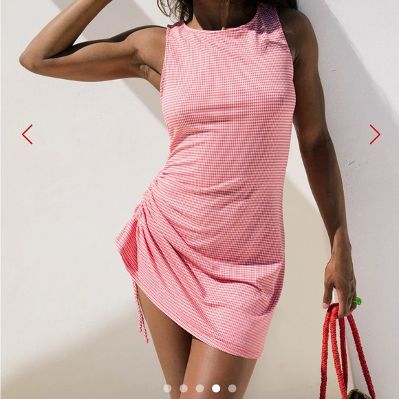 Lisa Says Gah Red “Cher” Mini Dress in Pomodoro - Picture 2 of 2